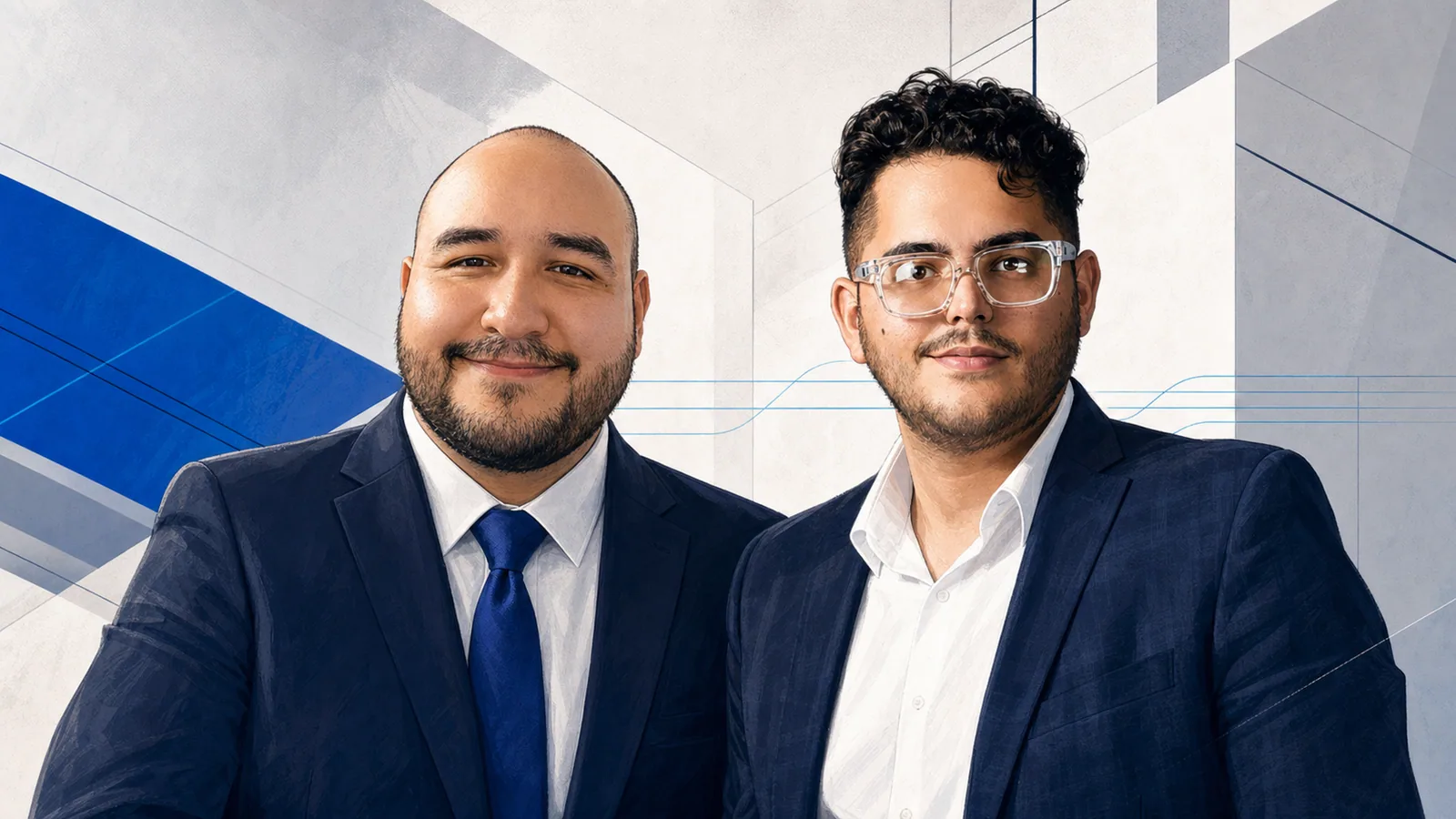 Ilustración editorial de Arath Hinojosa y Daniel Cázares, cofundadores de KairoTech